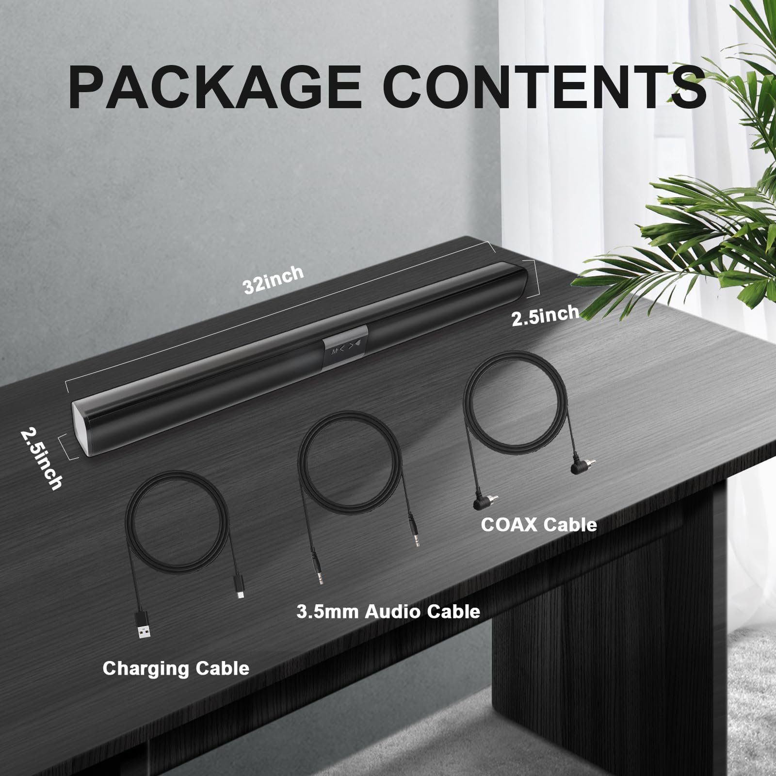 High quality sound bar waterproof sub woofer sound bar para tv stereo wireless tv sound bar speaker for tv