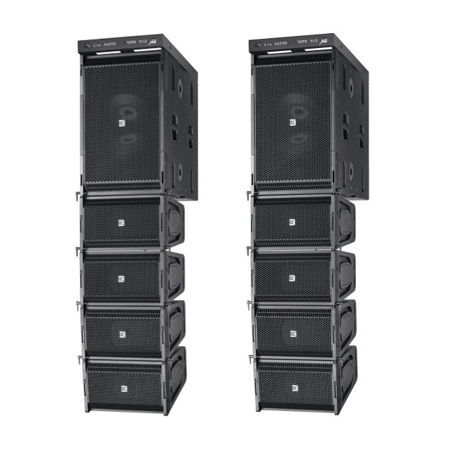 Cvr professional 10" neodymium woofer powered/active 1000watt line array sound equipment/sound system