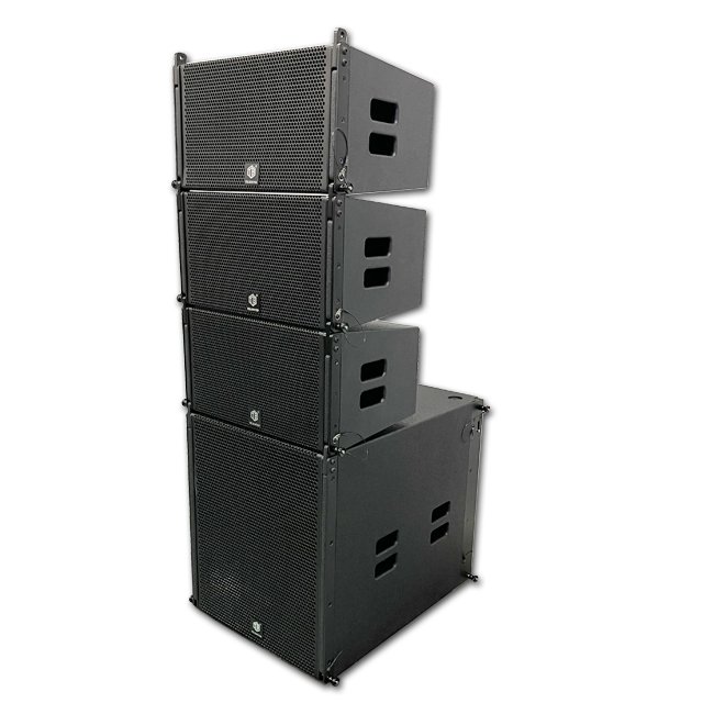 Sound equipment Indoor/outdoor sound system single 10 "active wire array speakers