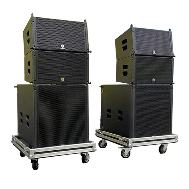 Sound equipment Indoor/outdoor sound system single 10 "active wire array speakers