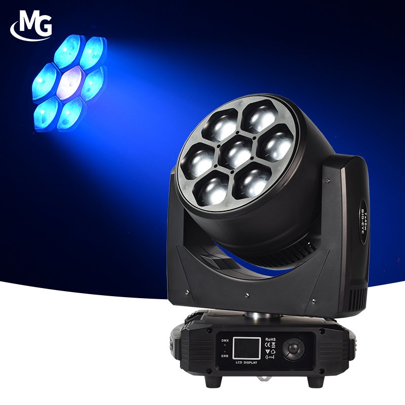 7*40W RGBW 4 in 1 Zoom Moving Head Light LED Wash Stage Light for bar stage club
