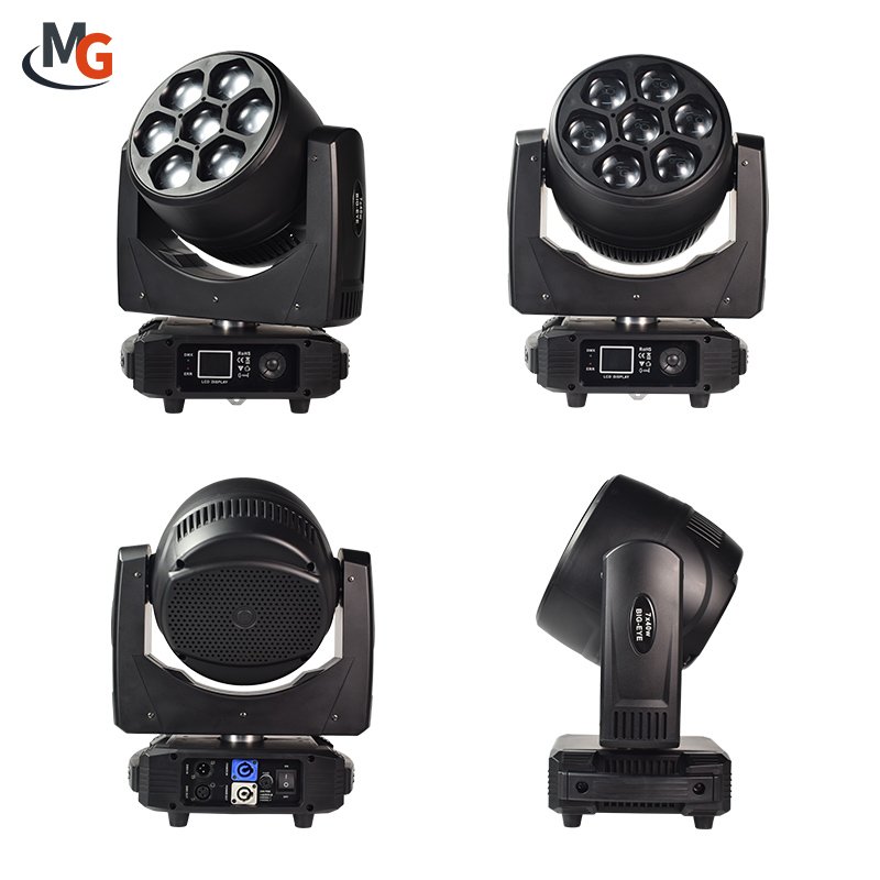 7*40W RGBW 4 in 1 Zoom Moving Head Light LED Wash Stage Light for bar stage club