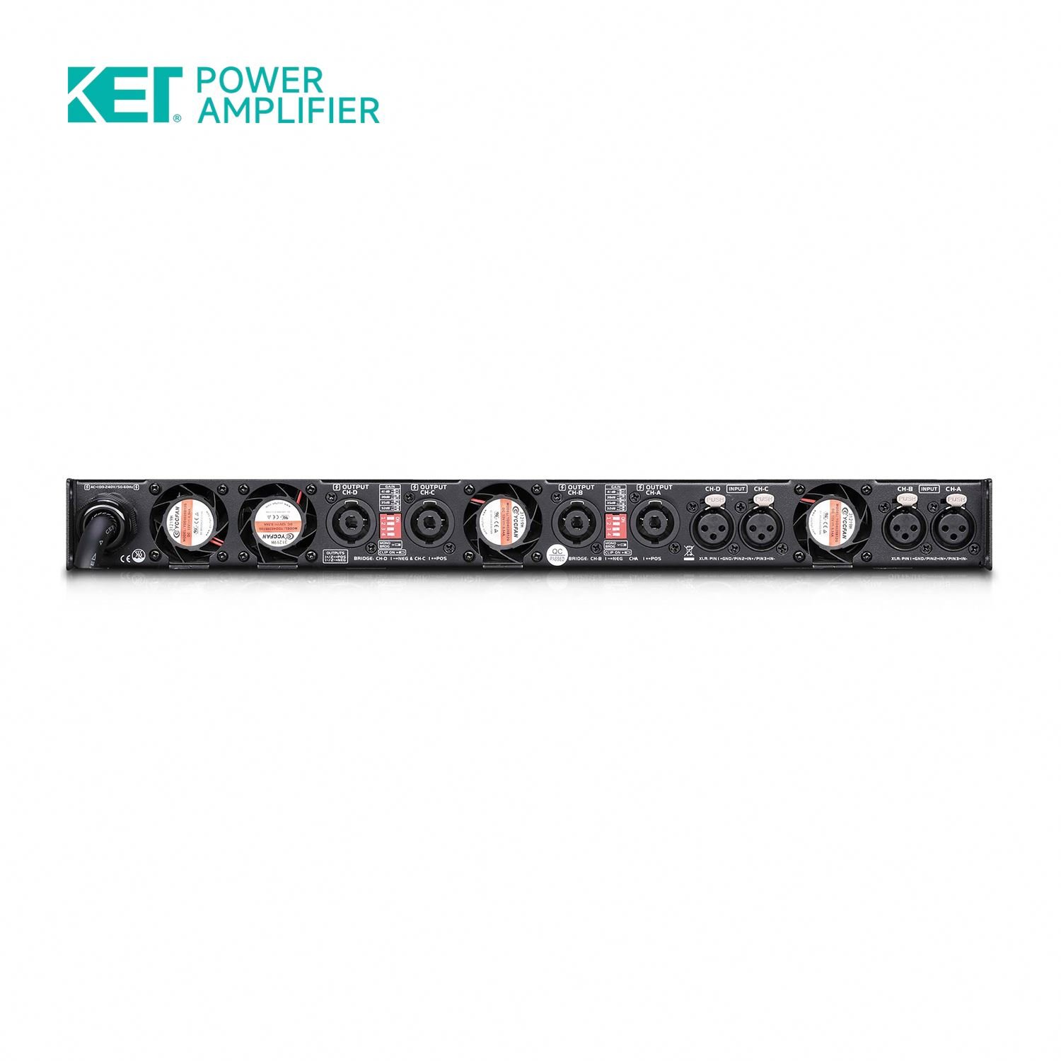 KET Audio Power Amplifier 5000W High Quality Power Amplifier Sound Equipment/Amplifiers/Speaker