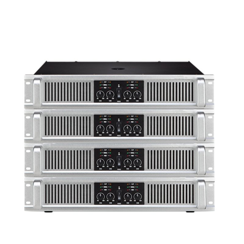 600W x 4 Channel Power Amp Sound System Professional Audio Power Amplifier