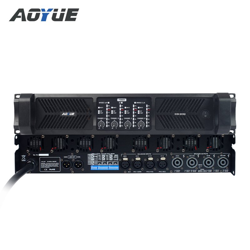 DS-20Q stereo class-td amplificador de audio 3000 watts 4 channel power amplifier