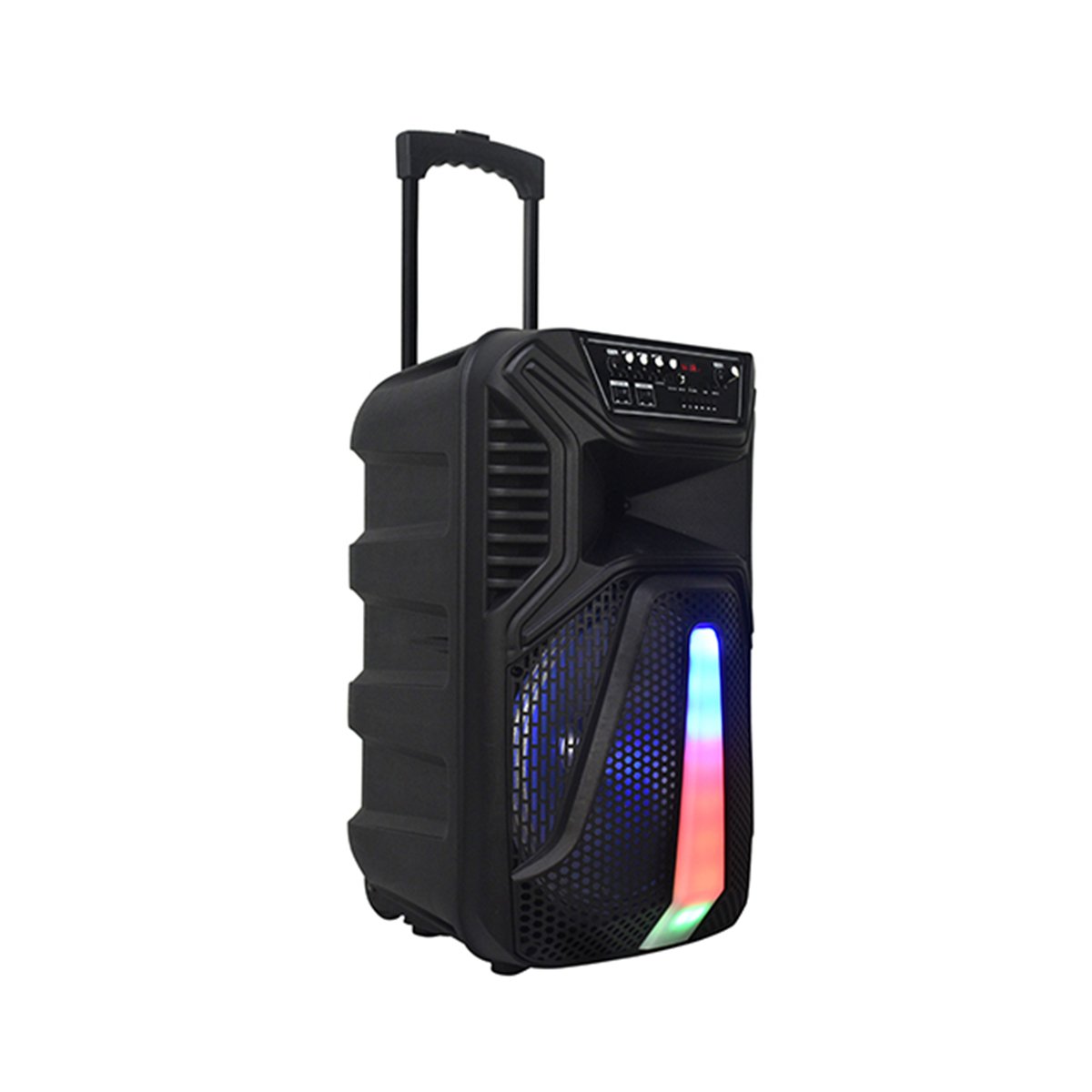 T 12 Inch Big Party Dj Home Bt Powered Trolley Speaker Lautsprecher Box Woofer Blue-tooth Portable Speakers