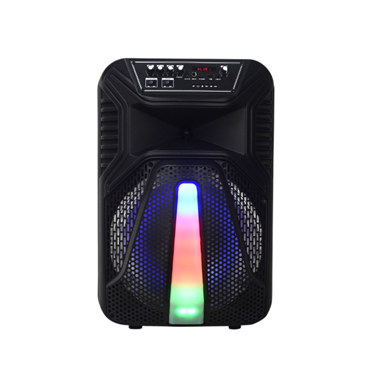 T 12 Inch Big Party Dj Home Bt Powered Trolley Speaker Lautsprecher Box Woofer Blue-tooth Portable Speakers