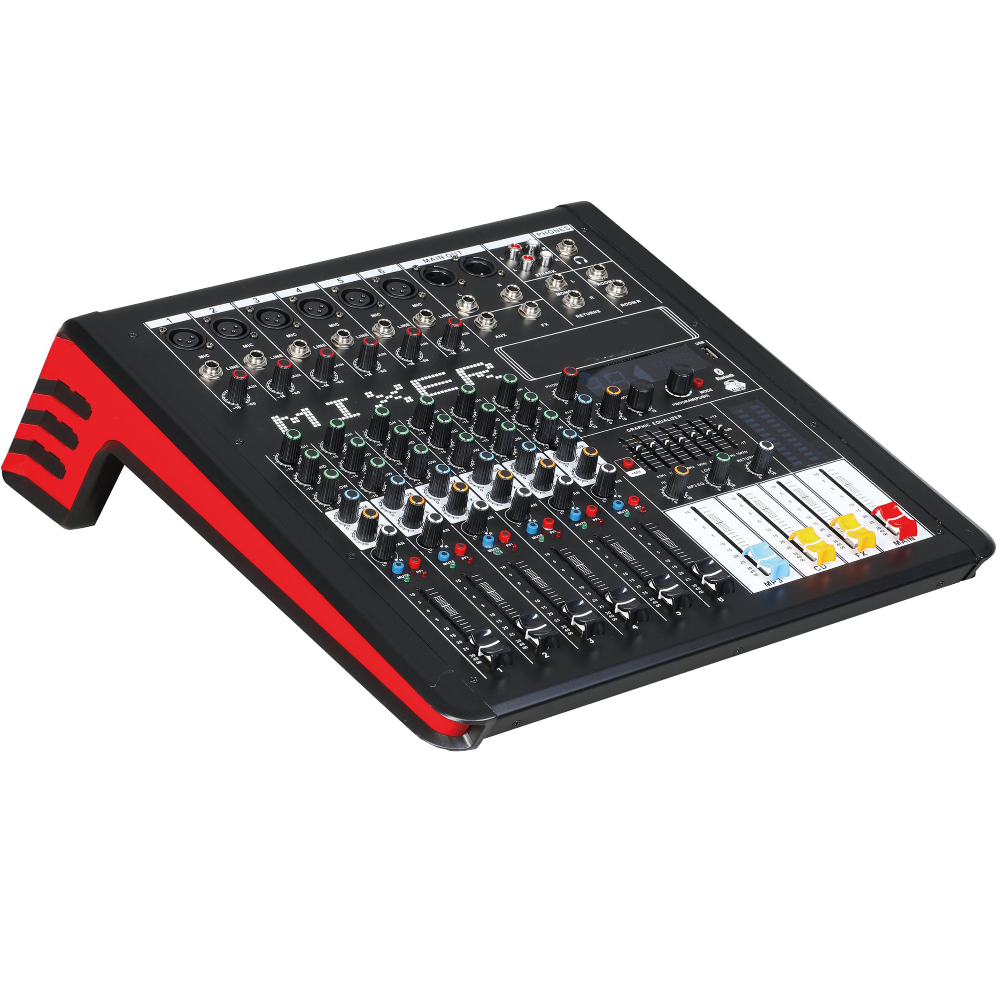 Professional 12 channel Audio Mixer Digital Mixer Digital routing mixing console for audio sound equipment