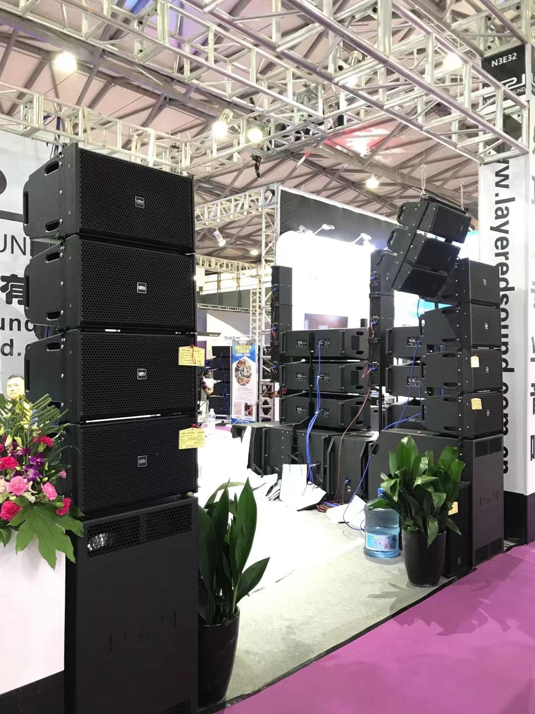 HA2 active line array sound speaker wedding stage business performance school playground engineering professional audio video