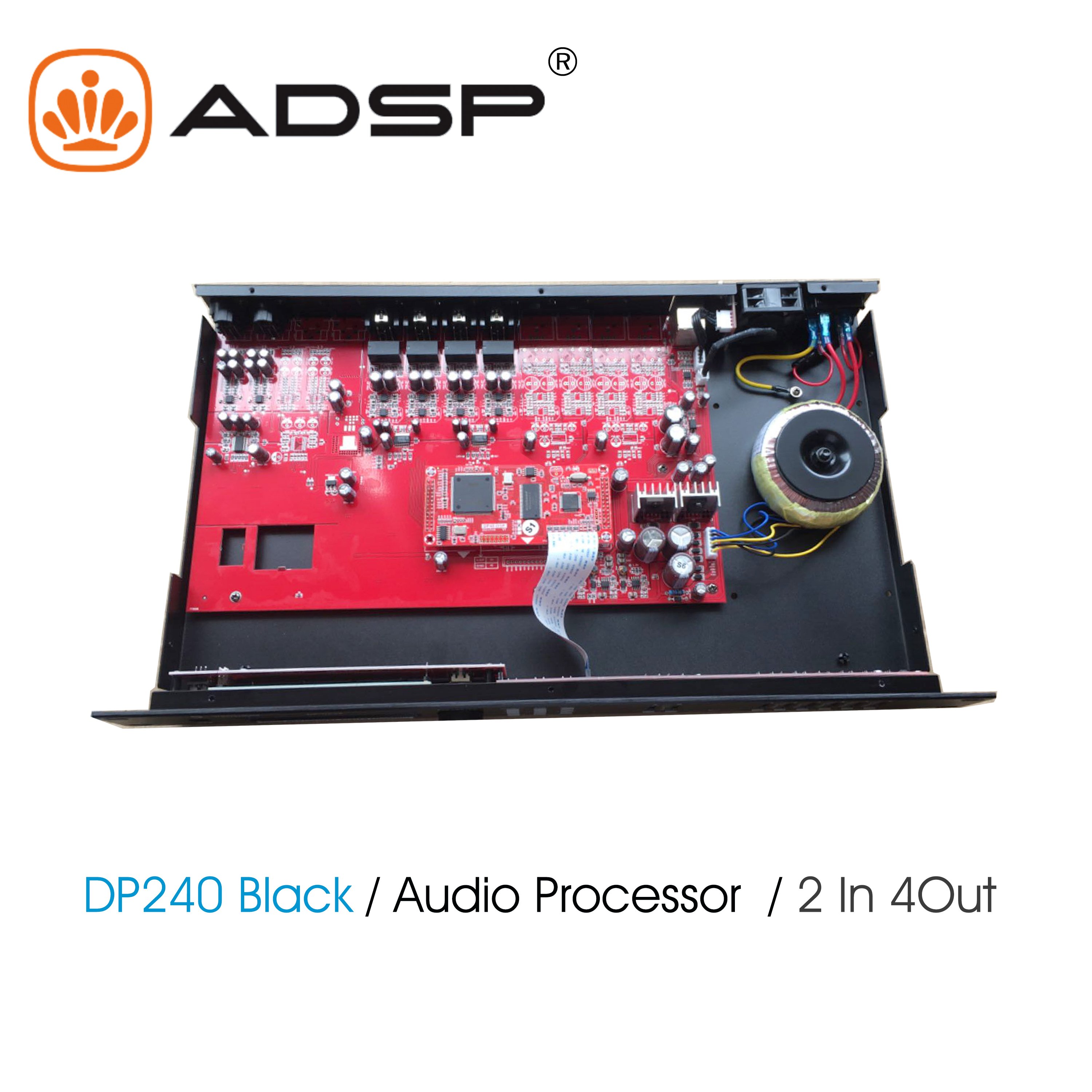 Professional sound system stage audio equipment 2 in 4 output digital signal processor karaoke digital processor audio effect