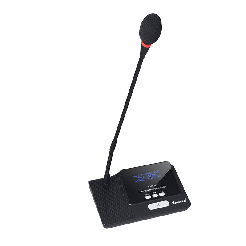 Professional audience sound equipment USB recording and video tracking wireless portable conference system YCU892