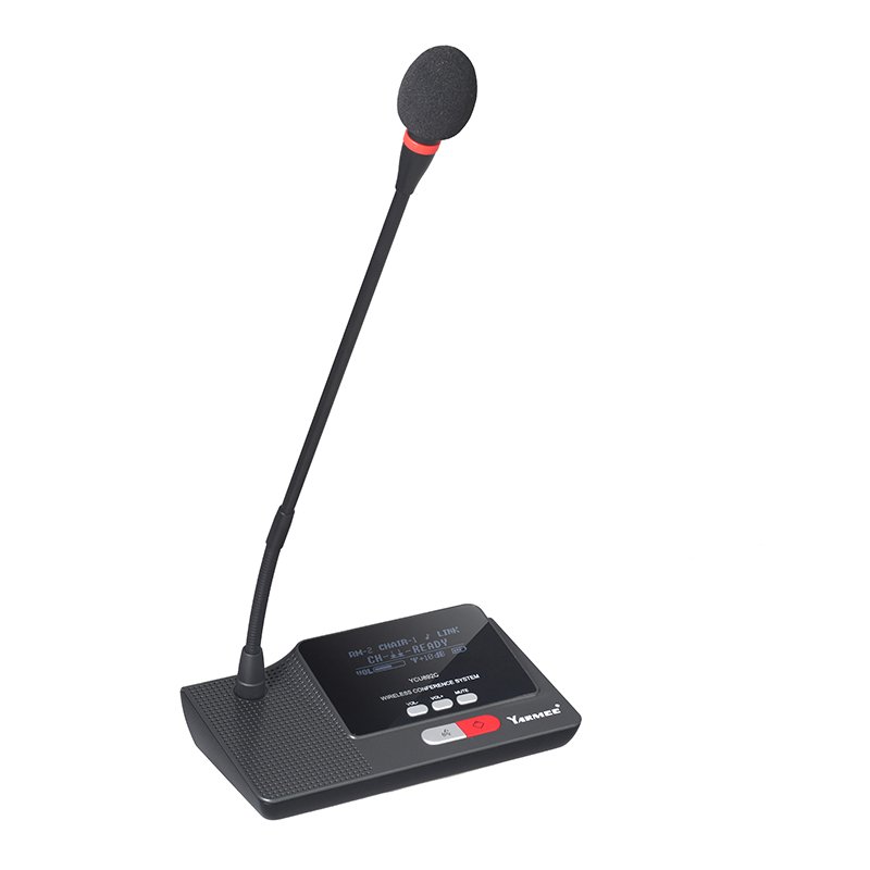 Professional audience sound equipment USB recording and video tracking wireless portable conference system YCU892