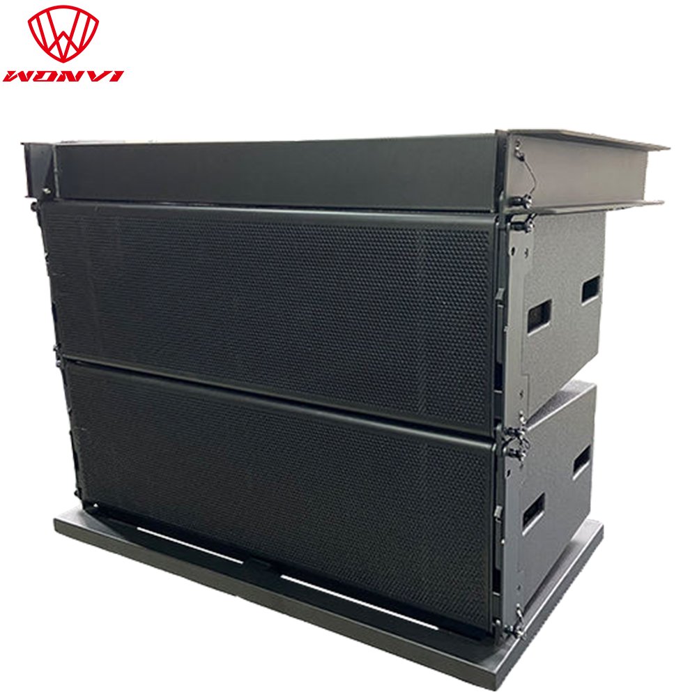 Dual 12" Neodymium Line Array Cabinet Box Speaker System