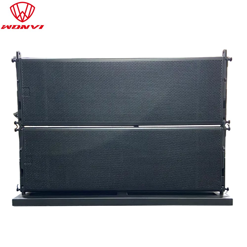 Dual 12" Neodymium Line Array Cabinet Box Speaker System