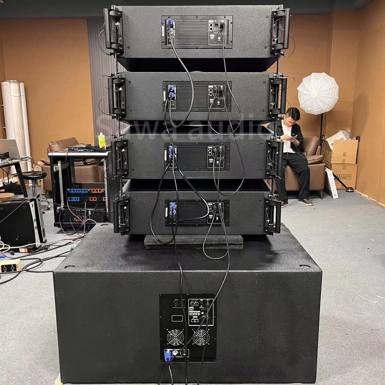 K10 Dual 10 inch 2 ways Line Array Speakers complete professional sound system professional sound equipment powered speakers