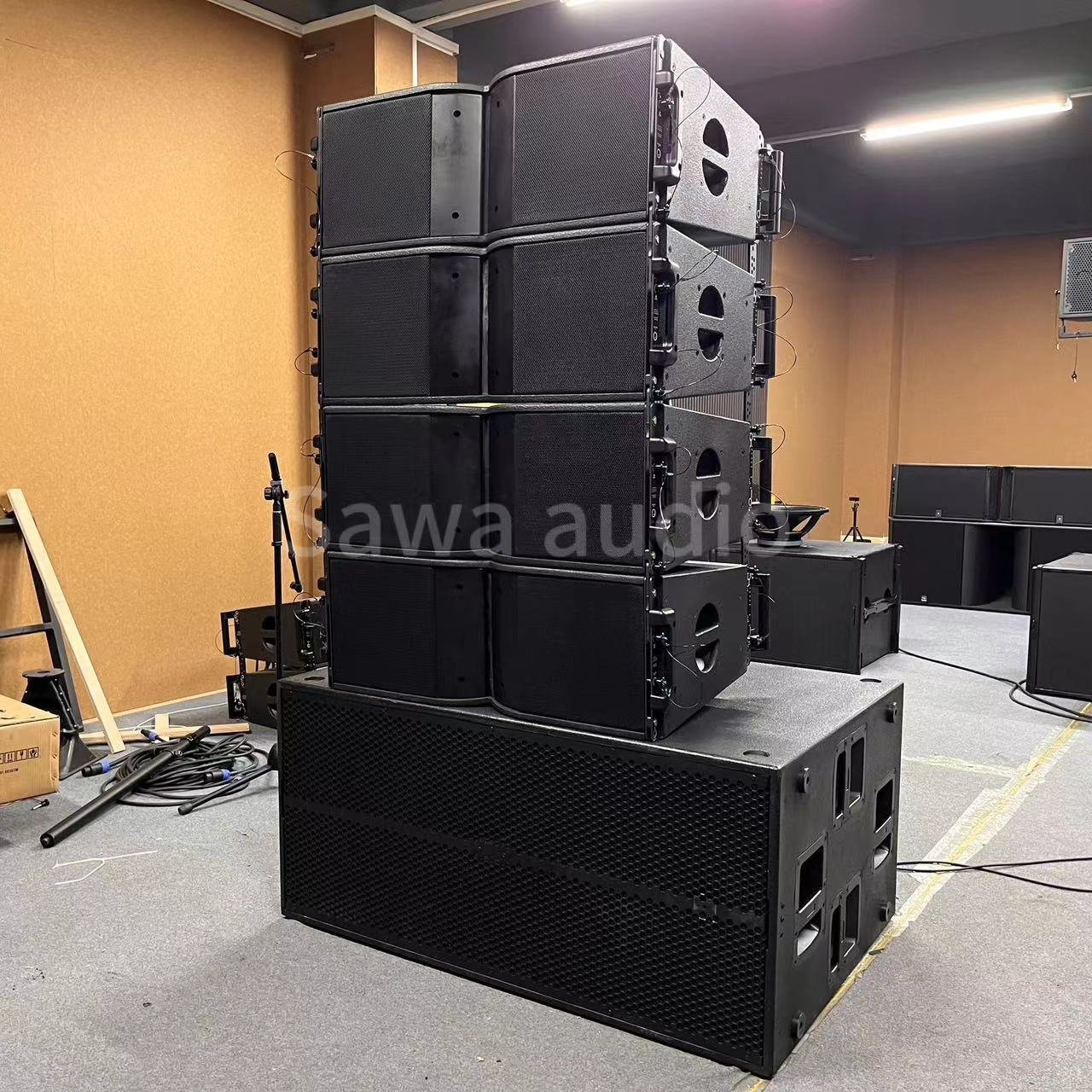 K10 Dual 10 inch 2 ways Line Array Speakers complete professional sound system professional sound equipment powered speakers