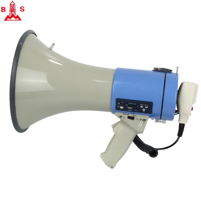 50W megafone with USB/SD socket high power megaphone speaker bullhorn loudspeaker manufacturer