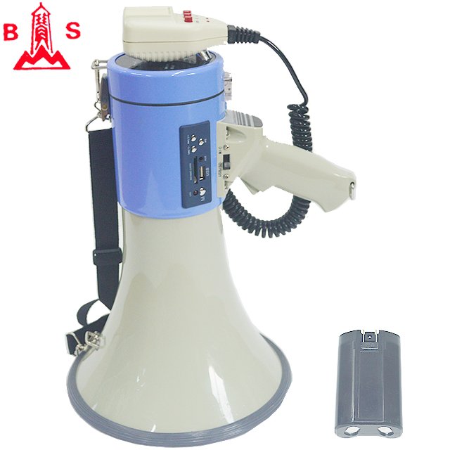 50W megafone with USB/SD socket high power megaphone speaker bullhorn loudspeaker manufacturer