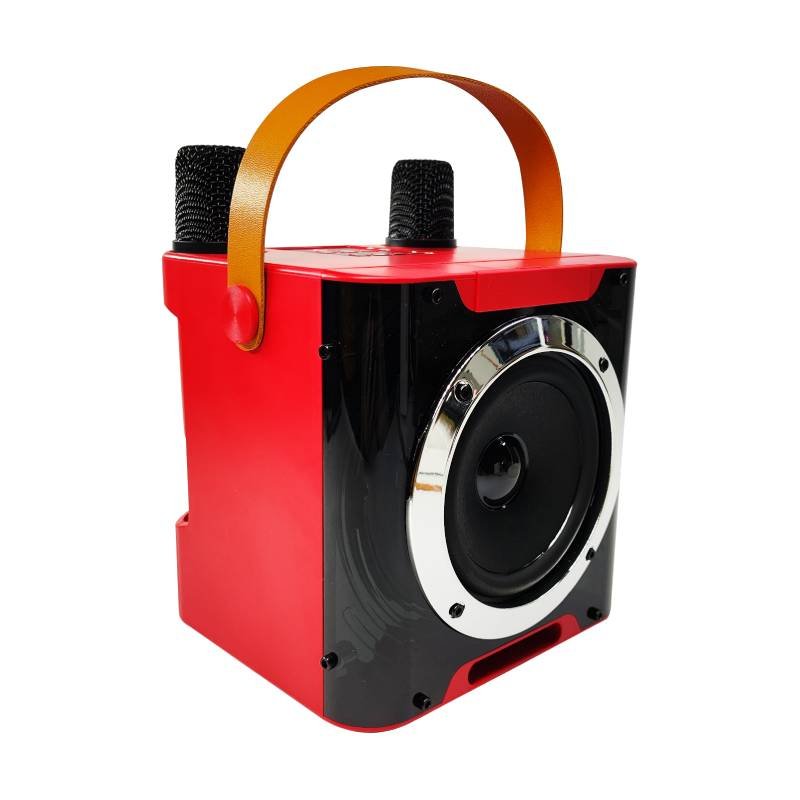 YS210 Home Party KTV Colored LED Lamp Portable Speaker Music Box Bluetooth Speaker with Microphone Karaoke Wireless Speaker