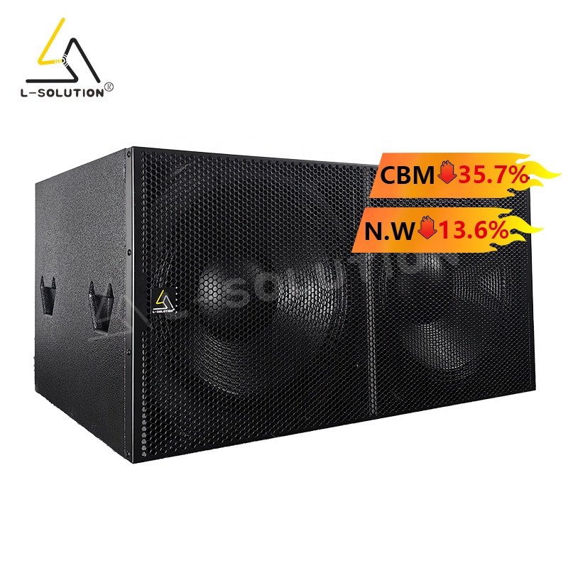 2800W H218 portable passive subwoofer de 18 pulgadas neodymium subwoofer 18 inch bass speaker double dual 18 inch subwoofer