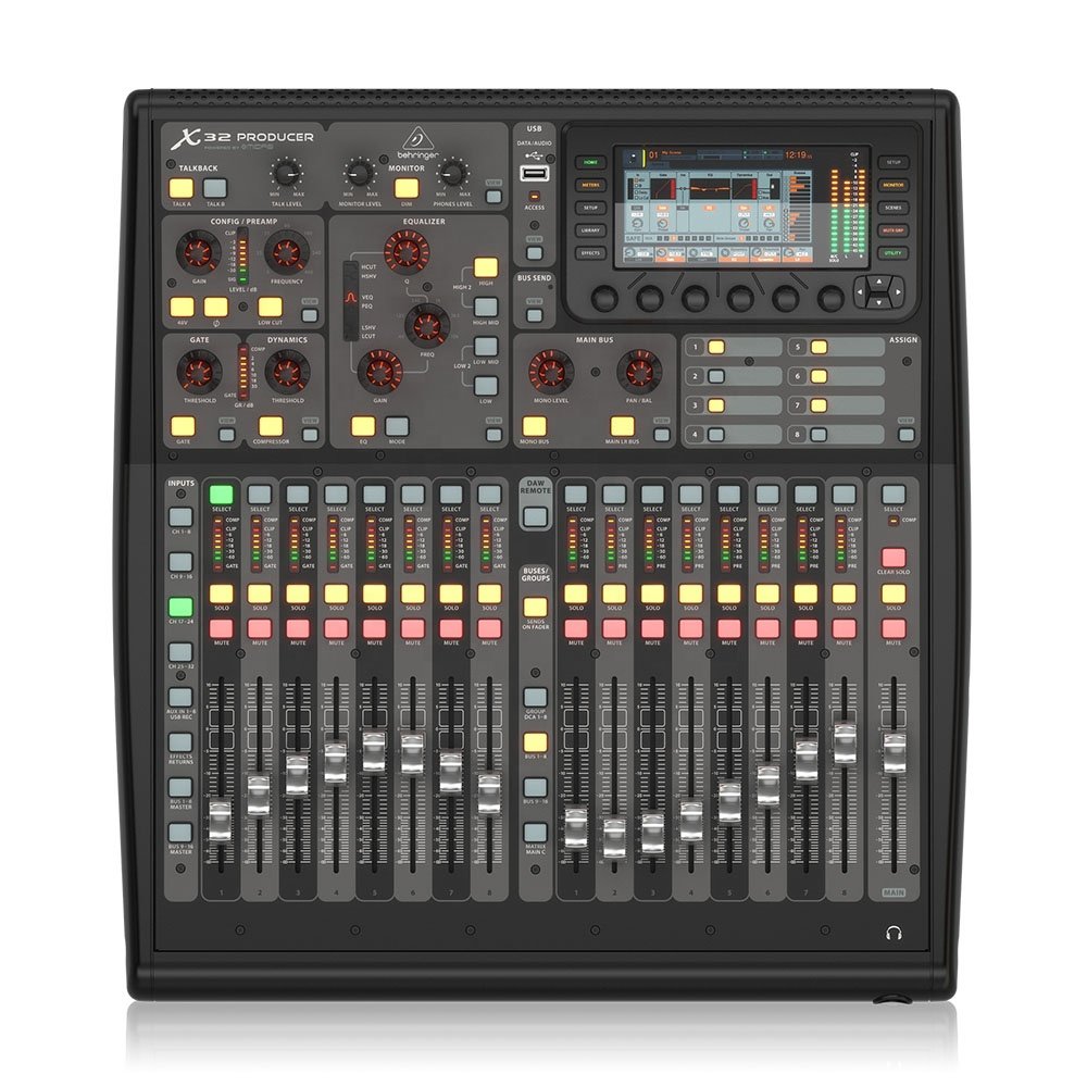 Behringer X32 Producer Digital Console 16 Inputs 8 Outputs Audio Sound Equipment Indoor Pa System Digital Mixer