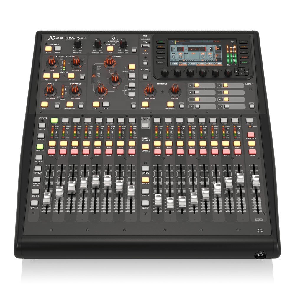 Behringer X32 Producer Digital Console 16 Inputs 8 Outputs Audio Sound Equipment Indoor Pa System Digital Mixer
