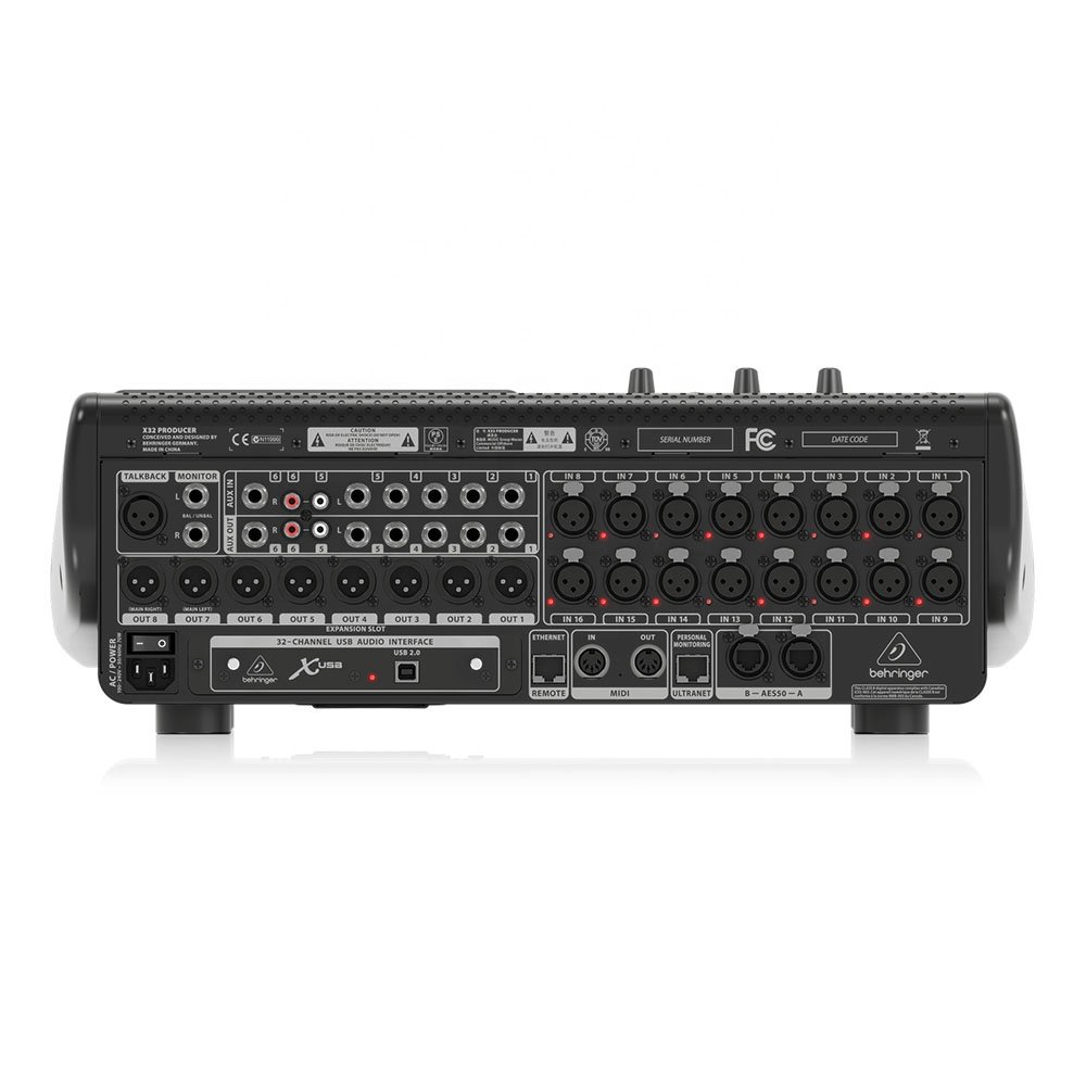 Behringer X32 Producer Digital Console 16 Inputs 8 Outputs Audio Sound Equipment Indoor Pa System Digital Mixer