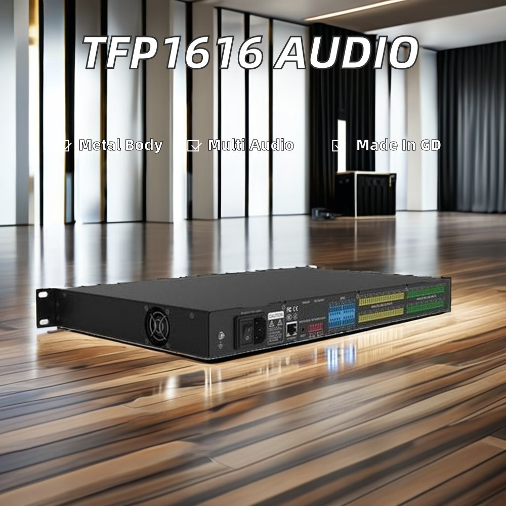 Professional Audio Processor TFP1616 Metal Line Array Sound Equipment Management for High Quality Audio System