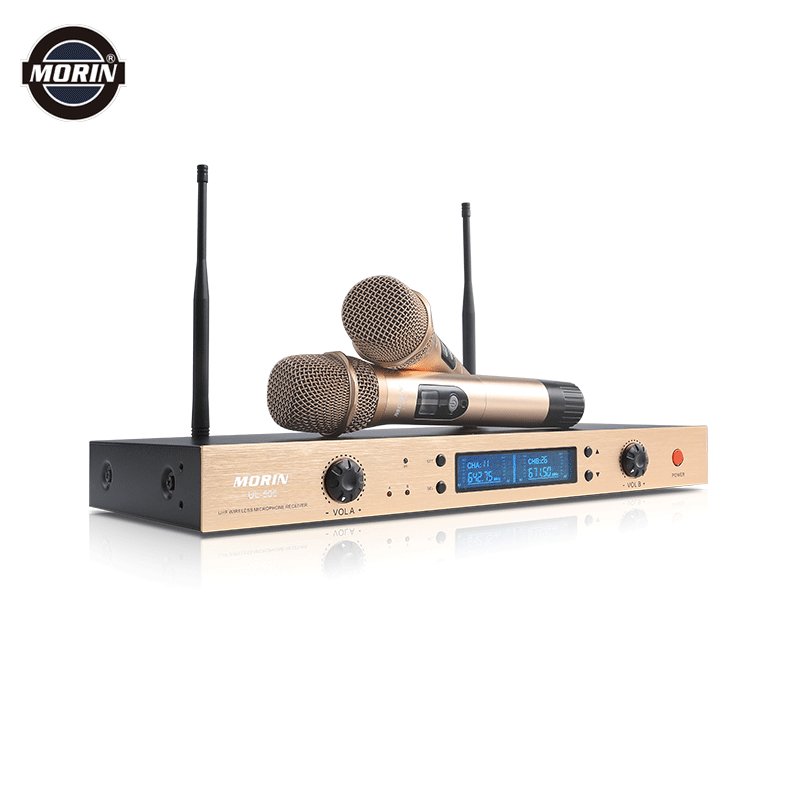 high standard quality wireless karaoke microphone for singing and speech