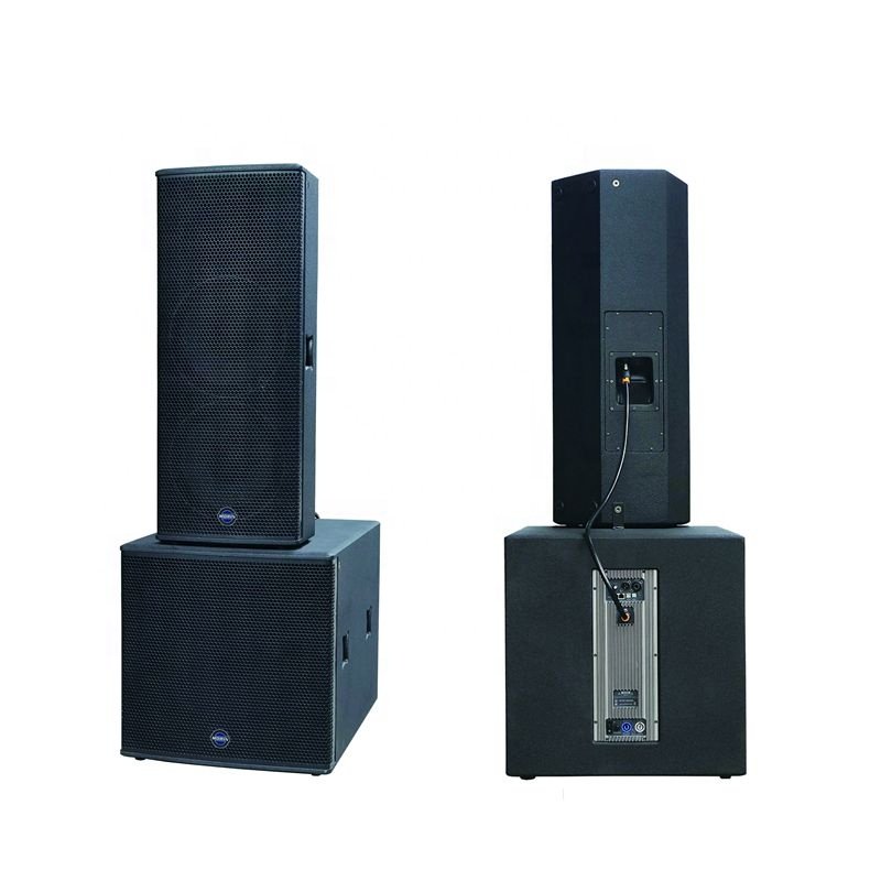 2000W 18-Inch 2-Way Active Stage Monitor Speaker for Church Lounge Live Event Concert Music Festival