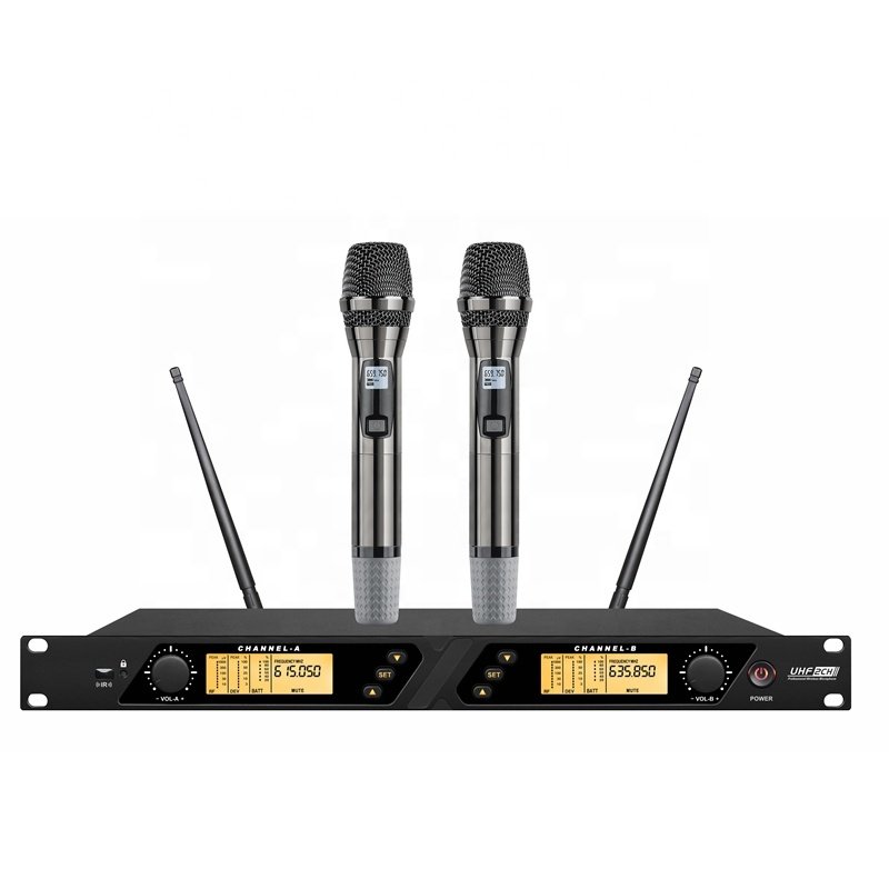 Dual 12 inch woofer mdf wooden dj speaker set system sound equipment amplifiers stage speaker with uhf wireless microphone