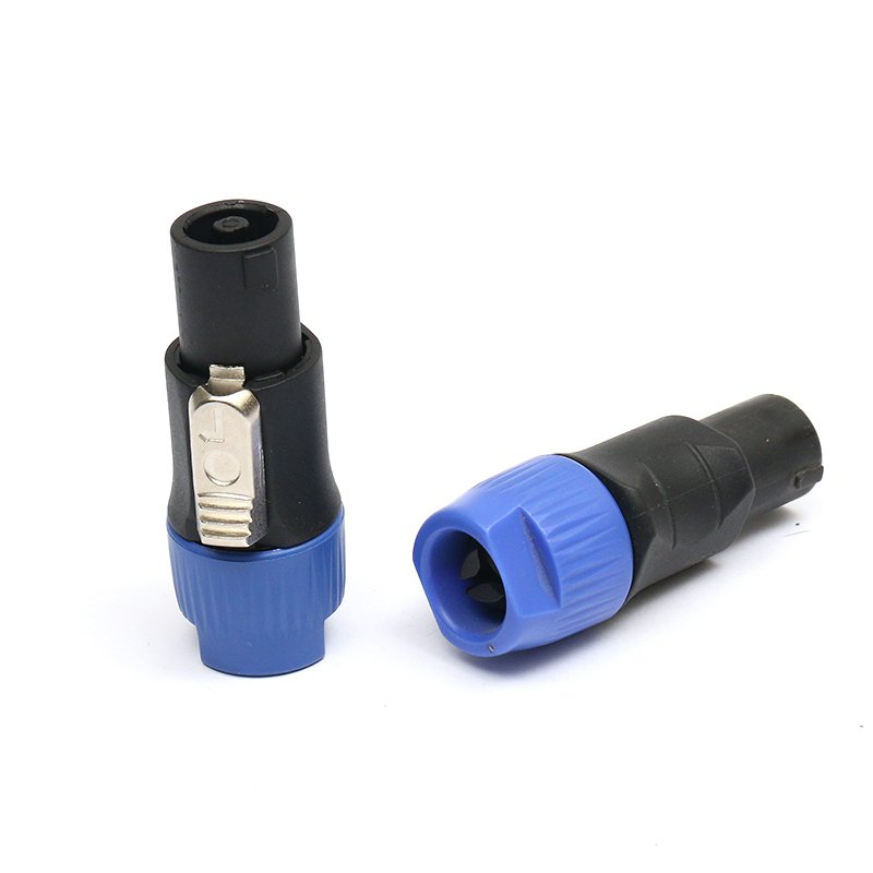 OEM Free Sample Audio plug Stage audio special connector Metal tail professional audio plug four core ohm head