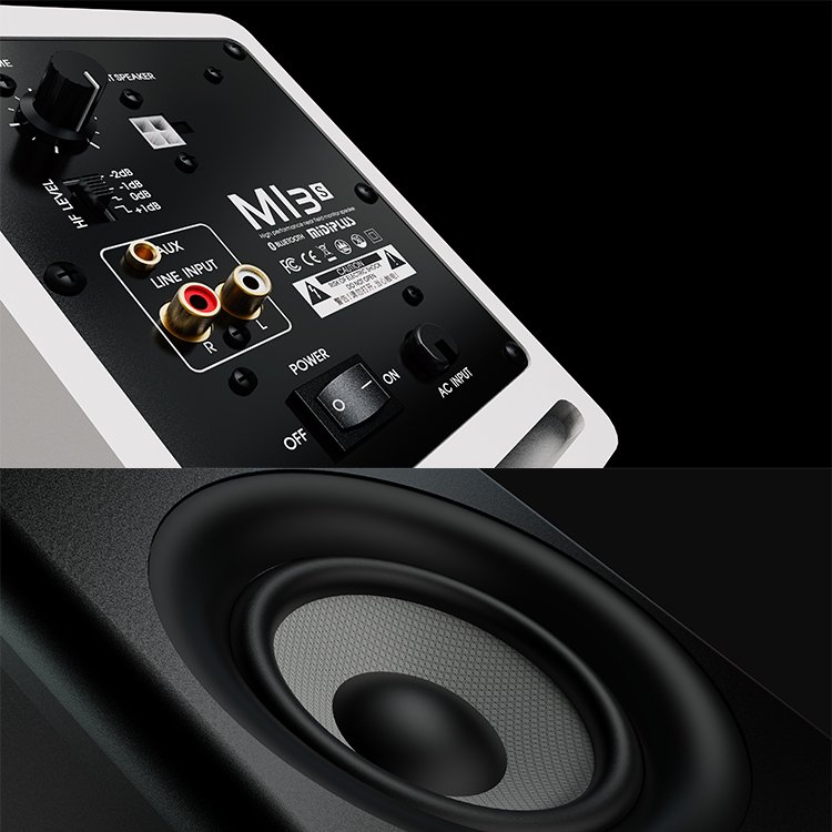 Midiplus MI3 S Professional Powered Active Studio Monitor Hometheater Bookshelf 3 Inch Bluetooth Near Field Monitor Speaker