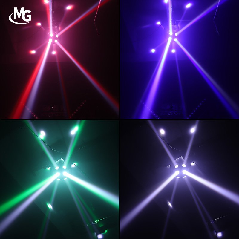 Newest 12pcs LED Football Beam Moving Head Light Stage Effect Lighting RGBW 4in1 DJ Mini Ball Light for Disco Bar Club