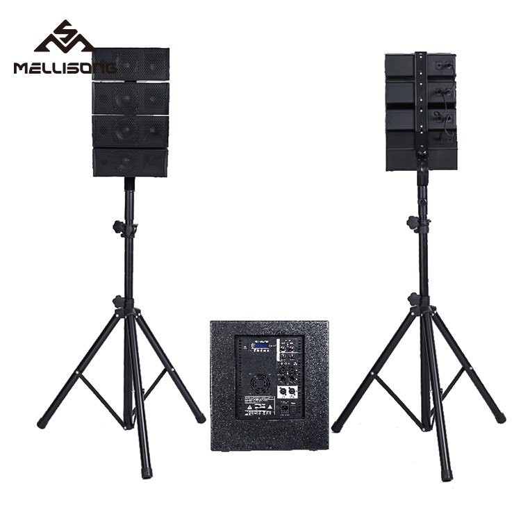 Professional Audio Sound Equipment Powered Active 2.1 PA Speaker System With Class D MP3 MKG2.1-15AM for outdoor events
