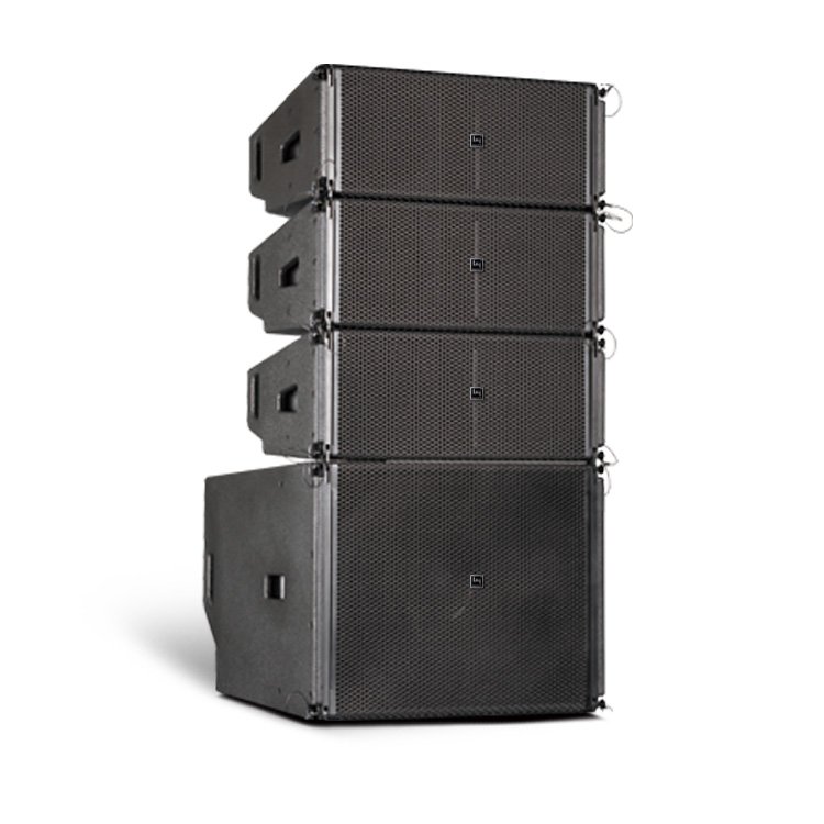 Profesional longbow pasivas 3 way sistema de sonido sound system 12 inch line array speaker for gym