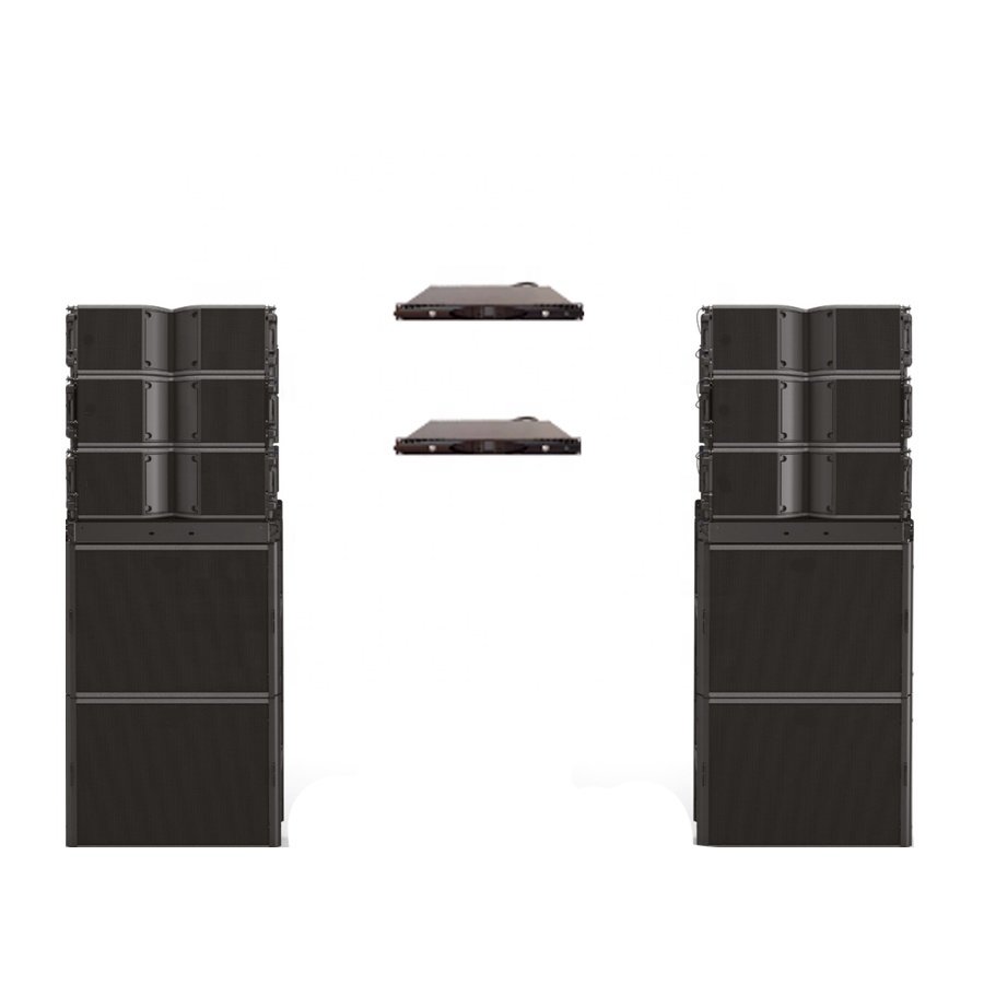 IBIZA double 8 inch linearray loudspeaker sound system for live event DJ SETUP professional audio system