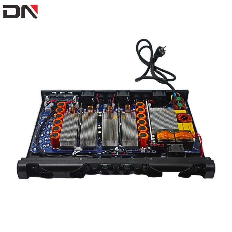 Custom 1u Stable 8 Ohm 2x1500w 4 Ohm 2x2000 watt 4 Channel Sound Equipment Speaker Audio Class D Power Amplifier Professional