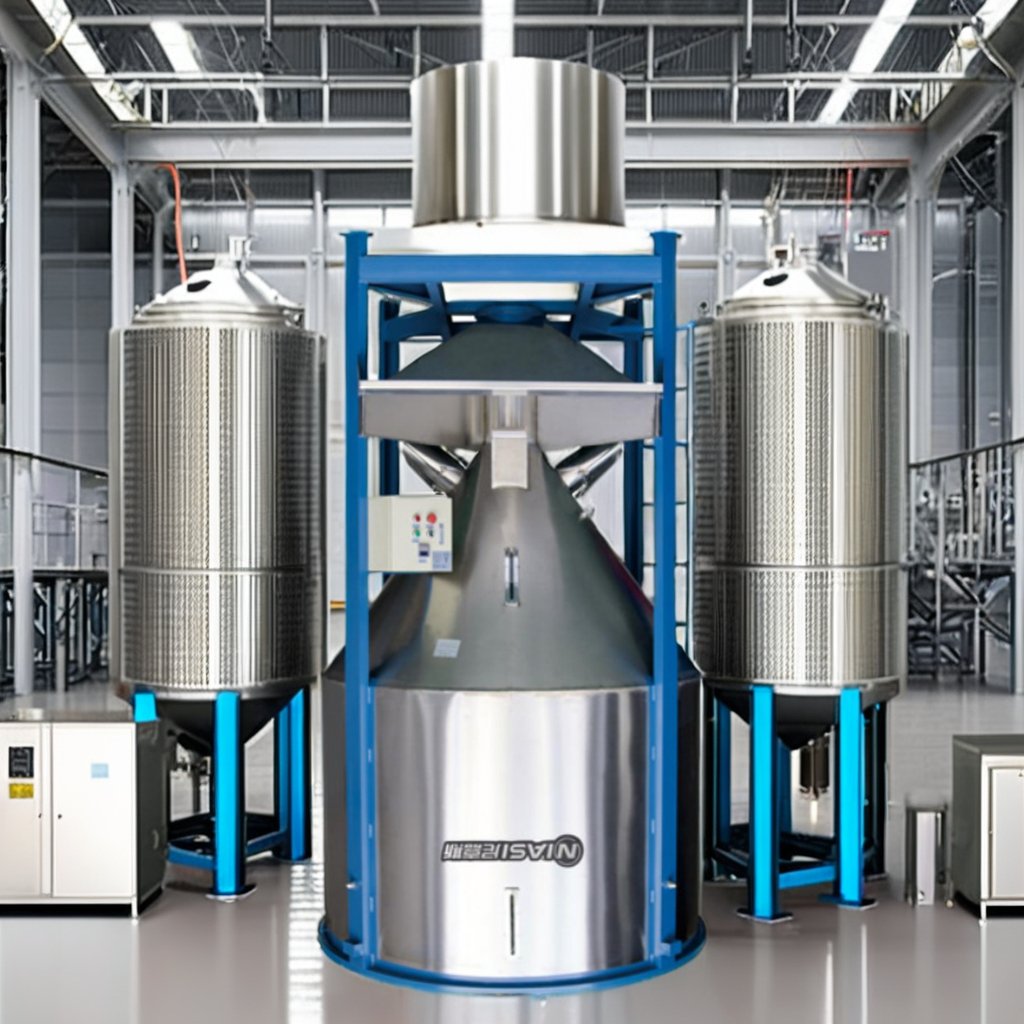 Plastic particles recycled materials large-scale industrial mixing mixer stainless steel screw mixer drying equipment