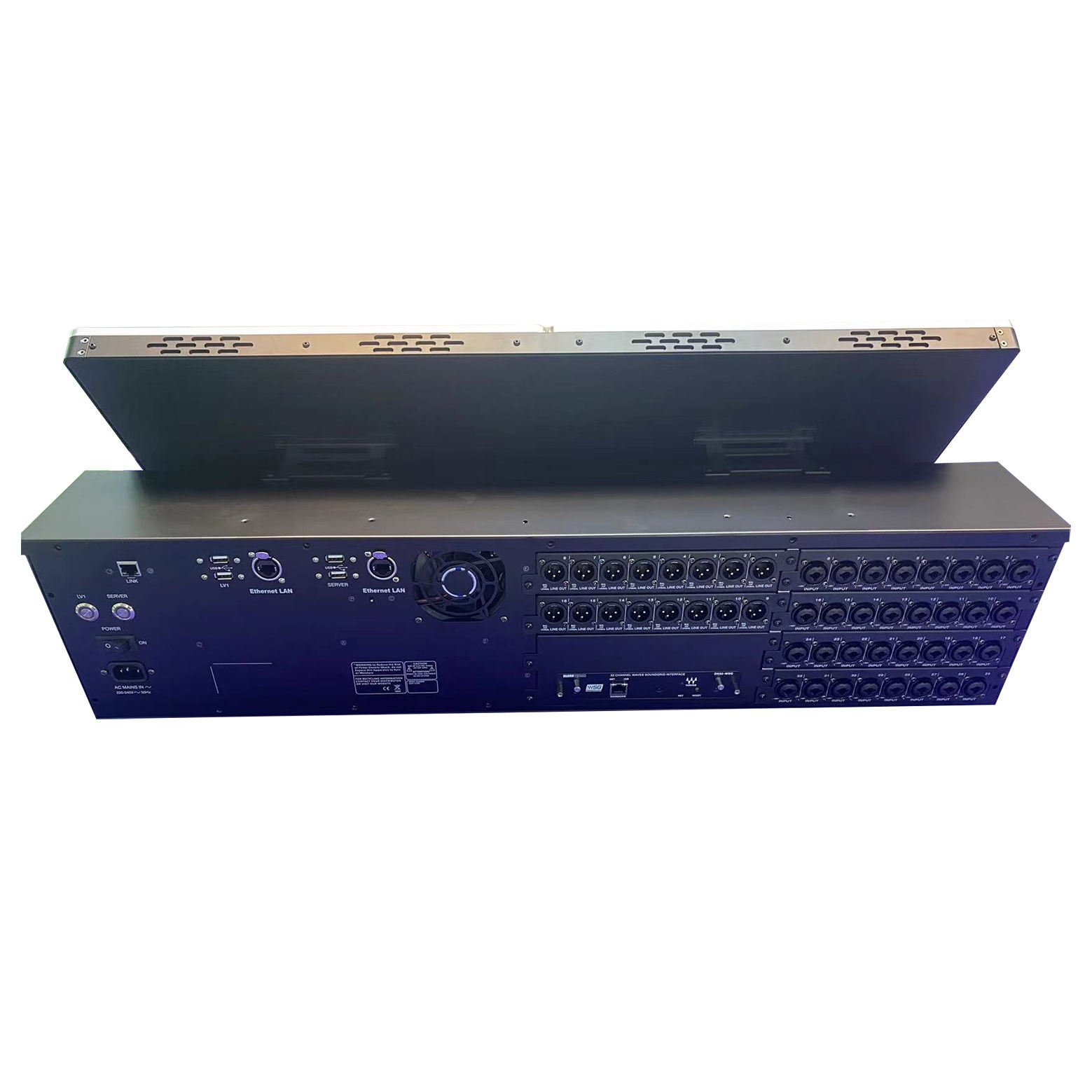T 2024 professional 120-channel Dante Network Digital Mixing Console with 32 Mic/Line Inputs