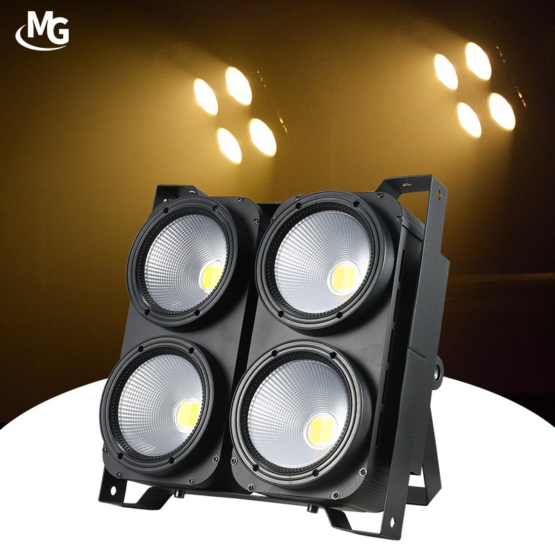 4x100W Stage Blinder Audience Light 400W DMX 512 COB LED Blinder Par Light