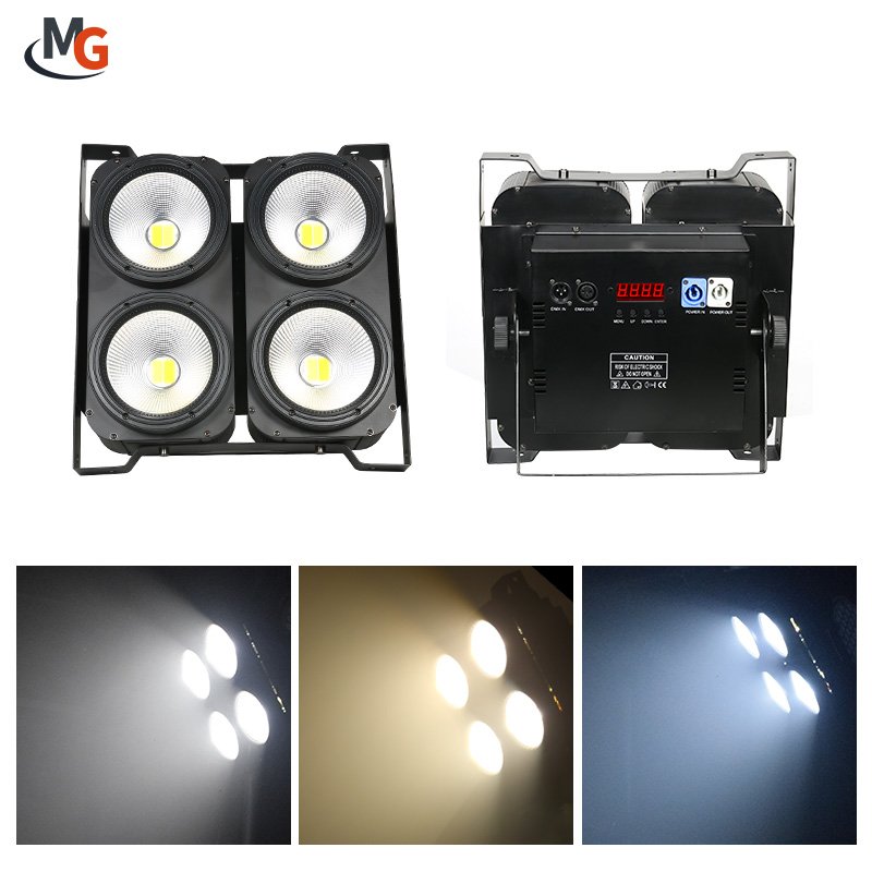 4x100W Stage Blinder Audience Light 400W DMX 512 COB LED Blinder Par Light