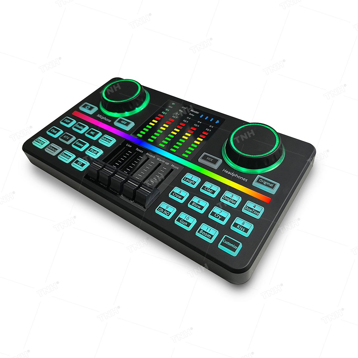 D 9 Professional Recording Music Studio Equipment Power Audio Mixer USB Sound Card Console Mixer For Live Stage