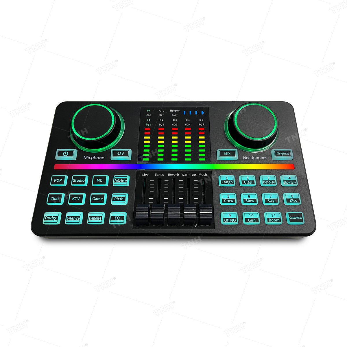 D 9 Professional Recording Music Studio Equipment Power Audio Mixer USB Sound Card Console Mixer For Live Stage