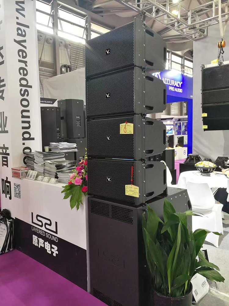 HA2 active line array DSP audio Amplification sound system professional audio video powered Indoor performance speakers
