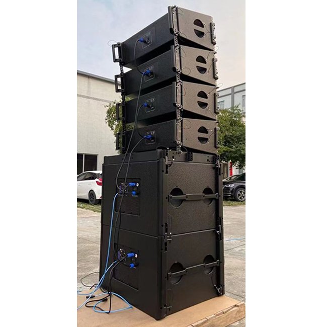 Hot sale neodymium profession kara dual 8 inch powered line array pro audio line array audio video