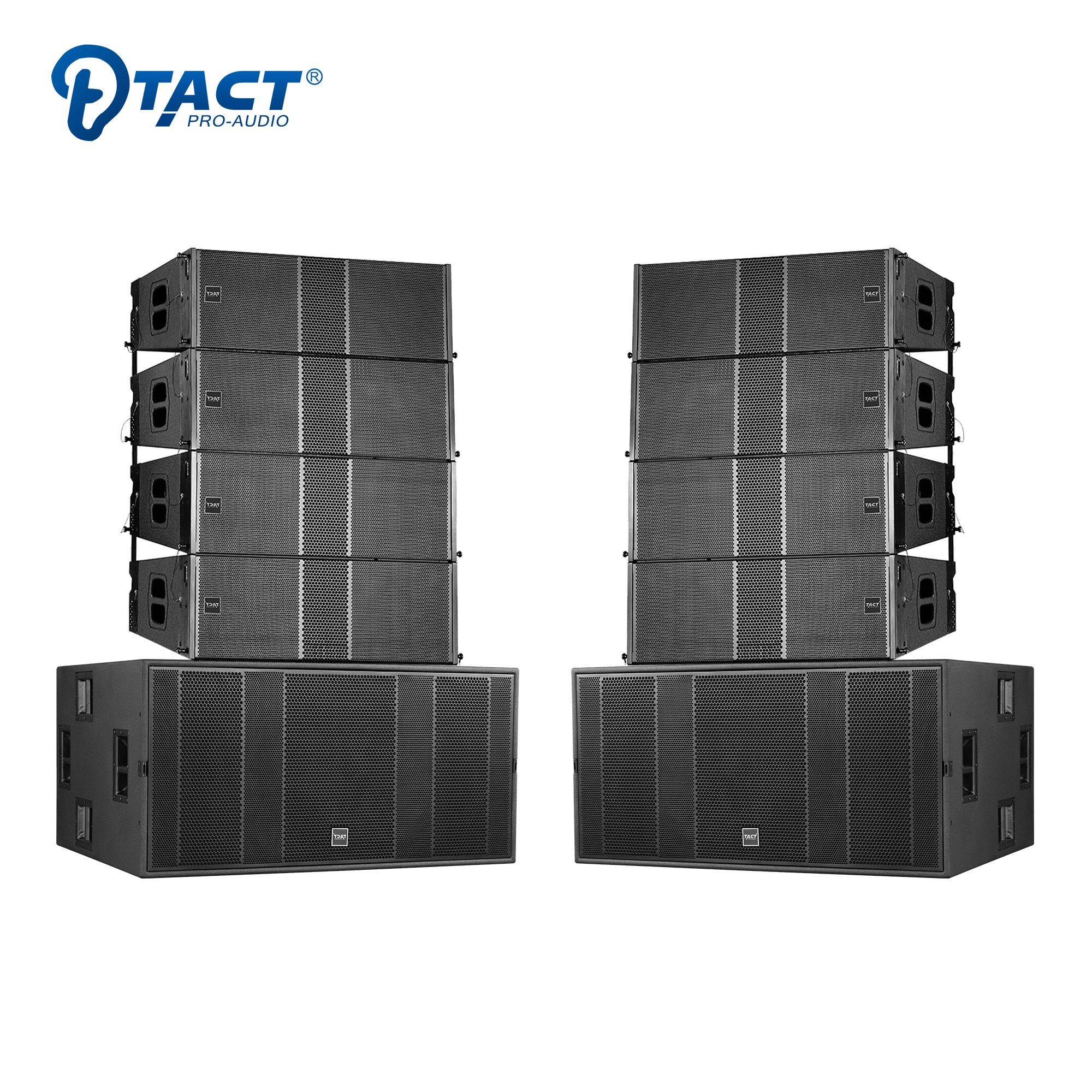 Professional sound powerful 1000W dual 12 inch sound equipment line array speaker system