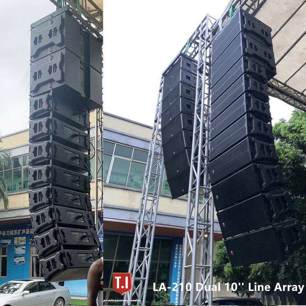 LA210 Line array dual 10 inch line array Active and passive indoor outdoor show professional audio sound system