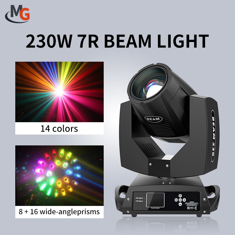 230W Stage Light With Remote LED Moving Head Lights de Stage Effect Pattern Moving Head Beam Light for KTV Private Room Disco