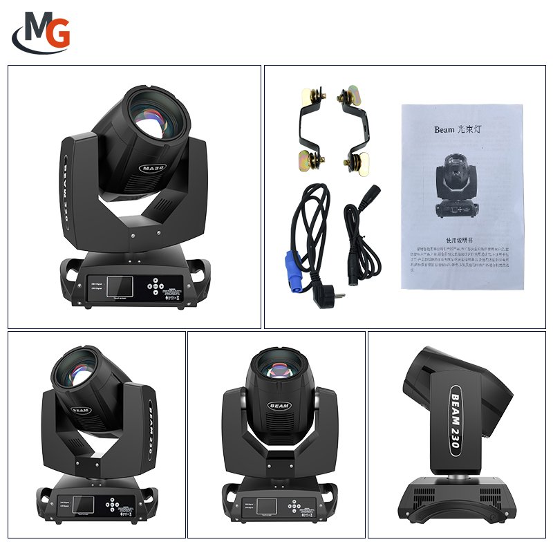 230W Stage Light With Remote LED Moving Head Lights de Stage Effect Pattern Moving Head Beam Light for KTV Private Room Disco